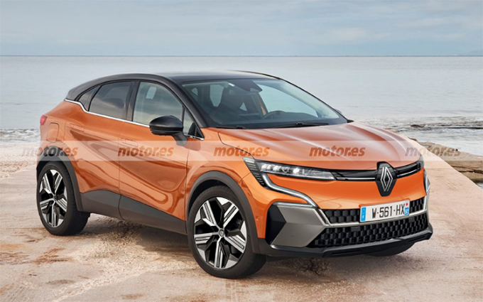 全新雷诺Captur假想图曝光：定位轿跑SUV 提供插混车型