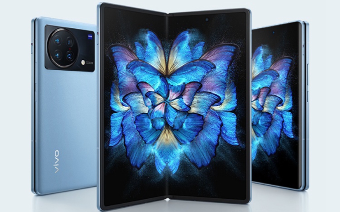 vivo X Fold官方渲染图公布，“方圆天阶”四摄蔡司镜头，2K内屏+素皮材质