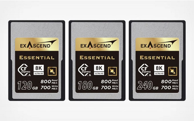 Exascend推出CFexpress Type A 容量达240GB