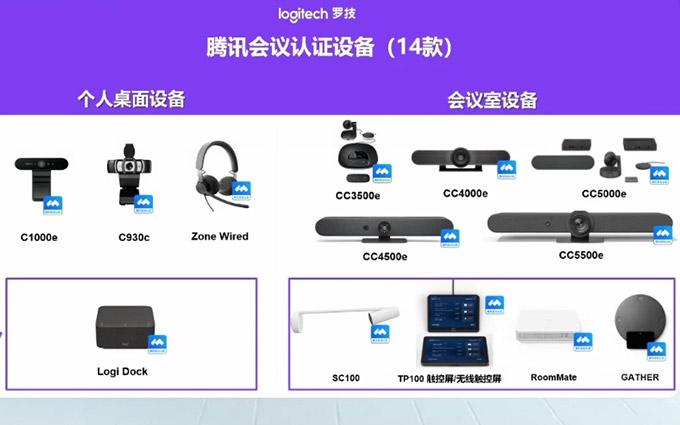 罗技携手腾讯会议发布智慧办公解决方案 带来多款视频会议新品