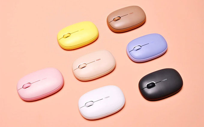 软萌Q弹 雷柏M650多模无线布丁鼠标图赏