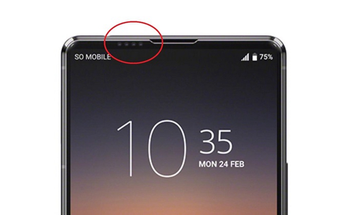 索尼Xperia 1 V手机渲染图曝光，在额头边框中加入了微型相机
