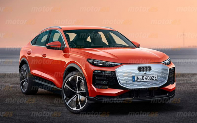 奥迪Q6 e-tron Sportback假想图曝光 或将于明年亮相