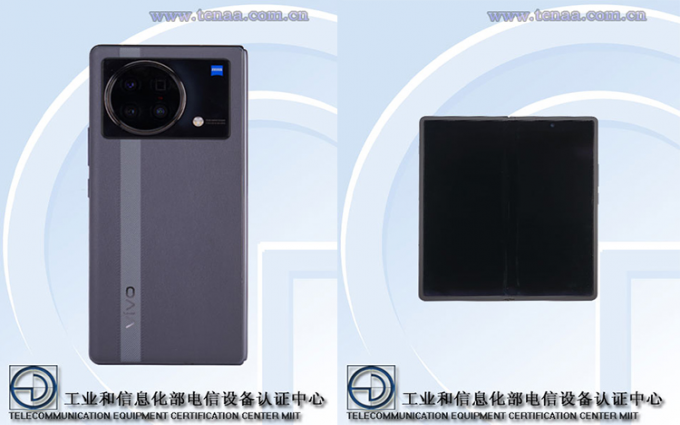 vivo X Fold+外观证件照出炉 骁龙8+芯片加持且快充略有提升