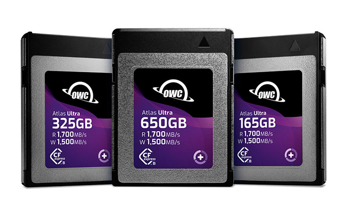 OWC更新SD、CFexpress Type-B卡 容量分别提升至1TB、2TB