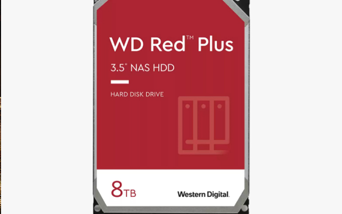 西部数据WD Red Plus 8TB机械硬盘在热点科技五星奖中荣获：年度优秀产品奖