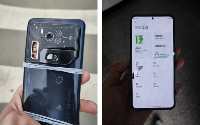 疑似黑鲨6原型机曝光 摄像头模组带有轨道设计图案