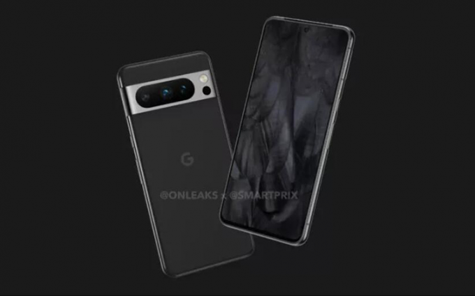 疑似谷歌Pixel 8 Pro渲染图曝光 横向后置三摄并加入新型传感器
