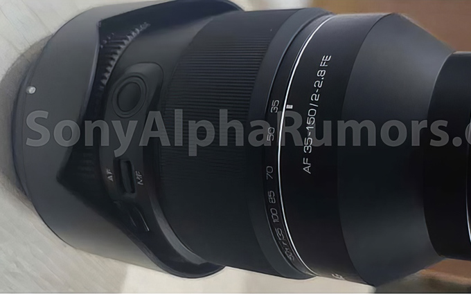 Samyang 35-150mm f/2.0-2.8曝光 形似腾龙镜头