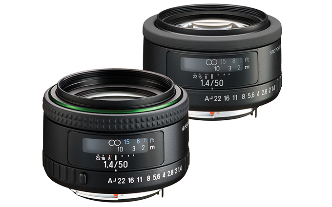 理光发售两款宾得50mm F1.4标头  光学结构源自胶片时代