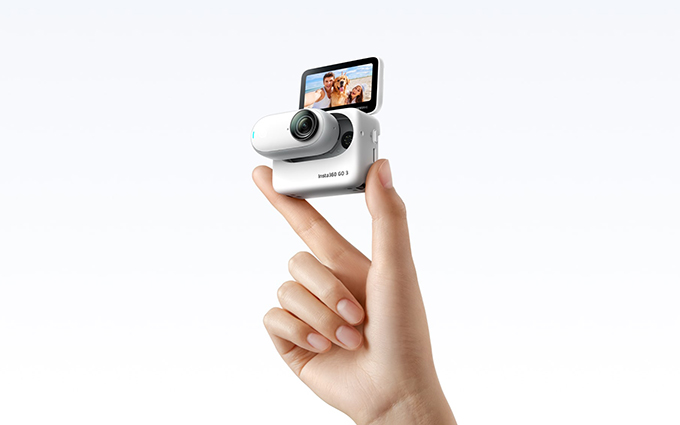 首次配备翻转显示屏,影石Insta360 GO 3拇指相机发布