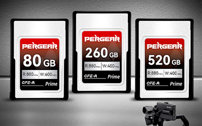 血战CFexpress Type A市场 Pergear推出520GB存储卡