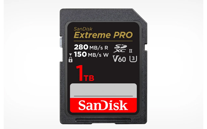 闪迪更新V60 SD卡 容量提升至1TB