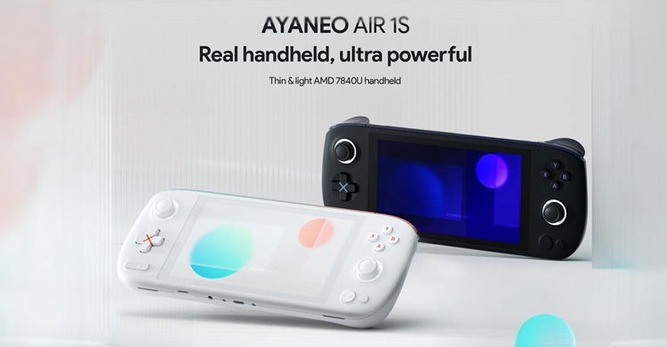 AYANEO推出AIR 1S系列掌机：最轻仅为405g，4699元起售