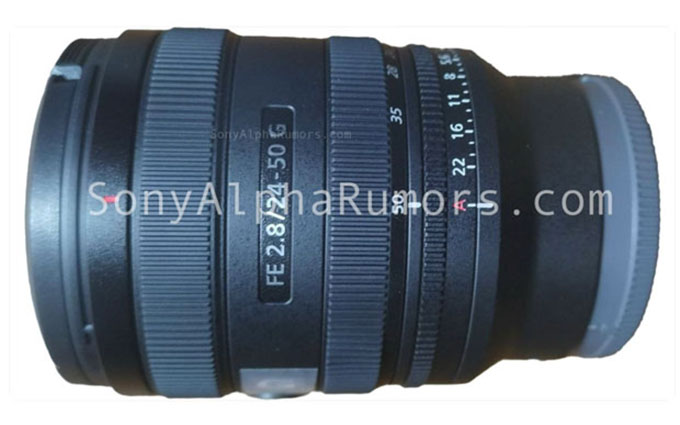 索尼FE 24-50mm F2.8 G镜头曝光 价格或许低于万元