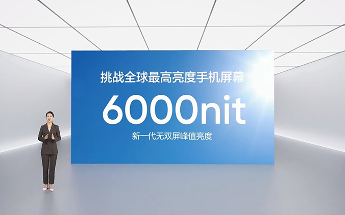 局部峰值亮度6000尼特，真我realme推出新一代无双屏