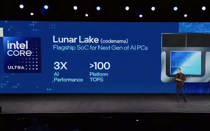 英特尔Lunar Lake处理器AI算力将达100TOPS：NPU贡献45%