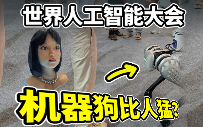 世界人工智能大会人形机器人/狗合集,有些比人还要“猛”!