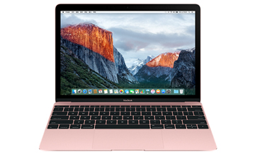全新12英寸Macbook发布 性能更强 美到尖叫