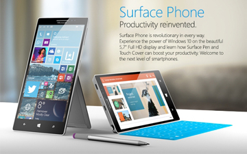 朝九晚五 微软又曝三款Surface Phone