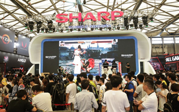 嗨翻全场 夏普大屏电视游戏闪耀China Joy2017