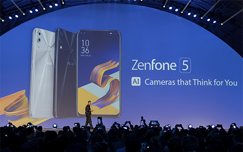 配高通骁龙845芯片 华硕于MWC2018发布新一代ZenFone 5系列智能手机