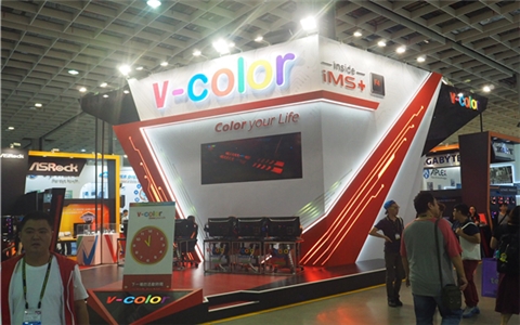 Computex2018丨闪耀全场 V-Color展出RGB内存条及SSD系列产品