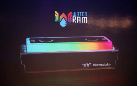 一丝温度也不放过！Tt全球首发Water RAM水冷散热内存