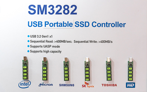 Computex 2019 | 慧荣SM3282主控全新亮相：为移动SSD打造的高性能、低成本解决方案
