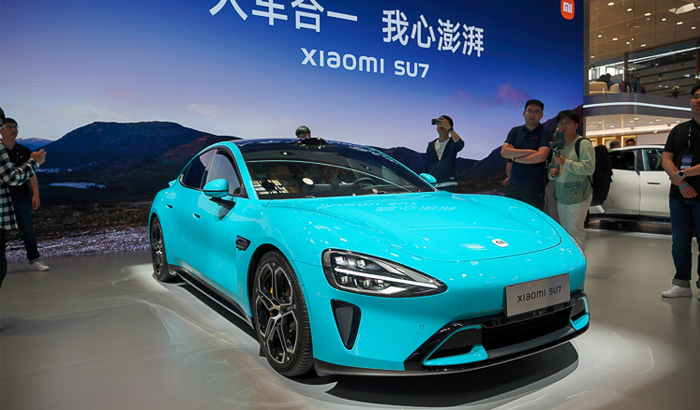 小米SU7亮相北京车展，公布城市NOA开城计划