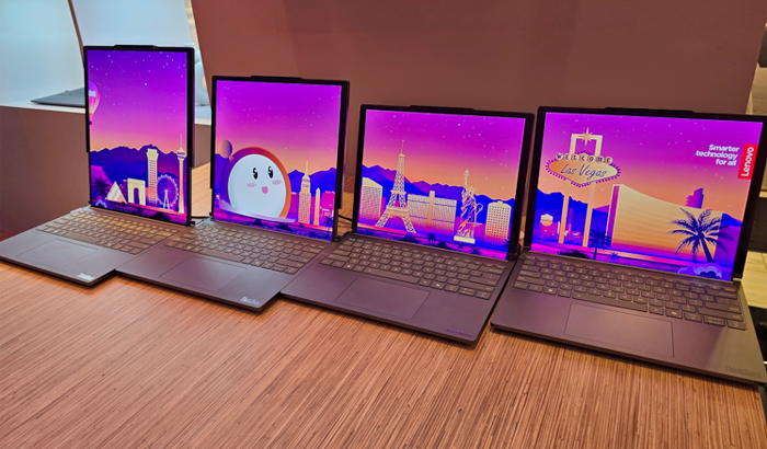 联想携海量产品亮相CES：卷轴屏PC成全场焦点