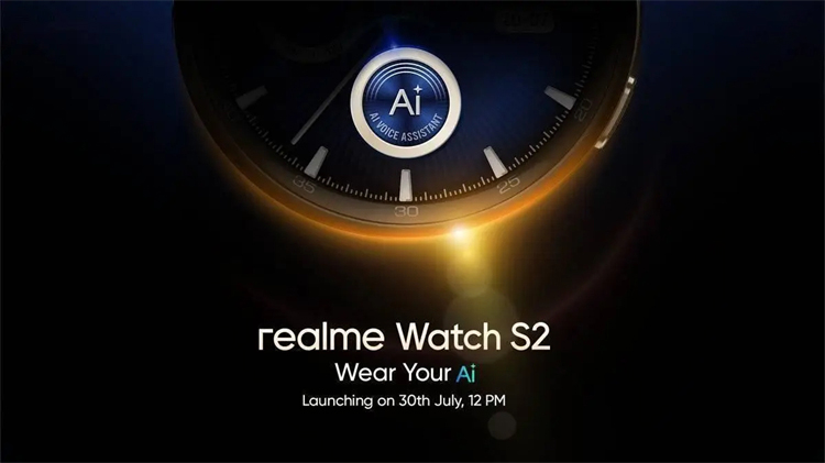 真我realme Watch S2手表终于更新了！主打AI，不在国内发售
