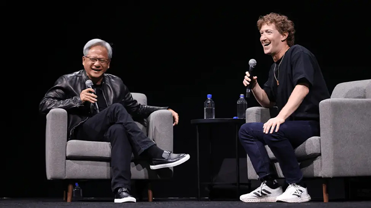  扎克伯格与黄仁勋共谈AI，不仅现场爆粗口，最后还互赠皮衣