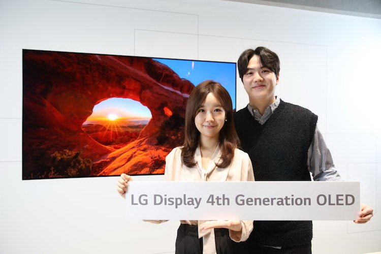 低调发布，业界最亮，LG Display推出第四代OLED面板