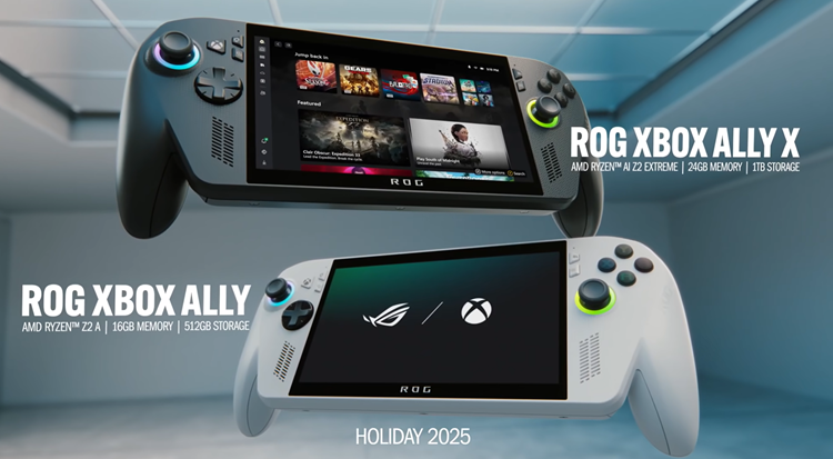  Xbox官宣与ROG合作打造新一代游戏掌机：搭载AMD最新CPU