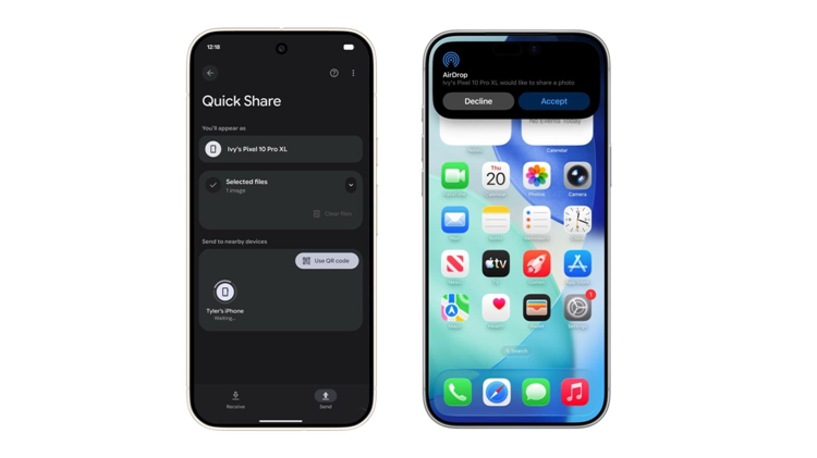 Android与iOS打通快速分享功能，无需下载App，直接就能传