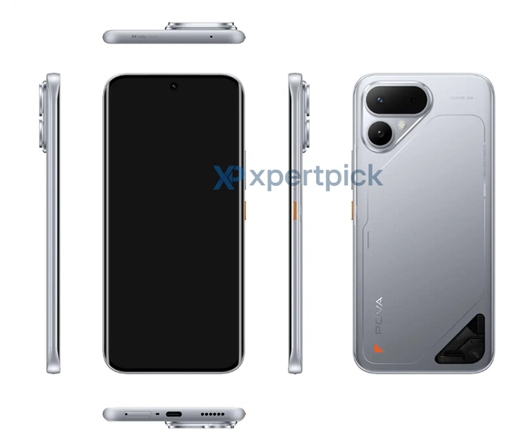 传音Tecno新手机渲染图曝光，直角三角形DECO有点新鲜