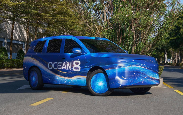 腾势N9海洋版？疑似比亚迪海狮08谍照曝光