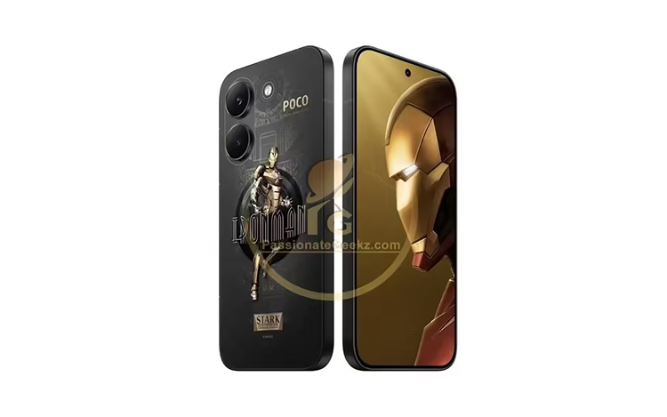 还有继任者，小米POCO X8 Pro钢铁侠联名版渲染图曝光