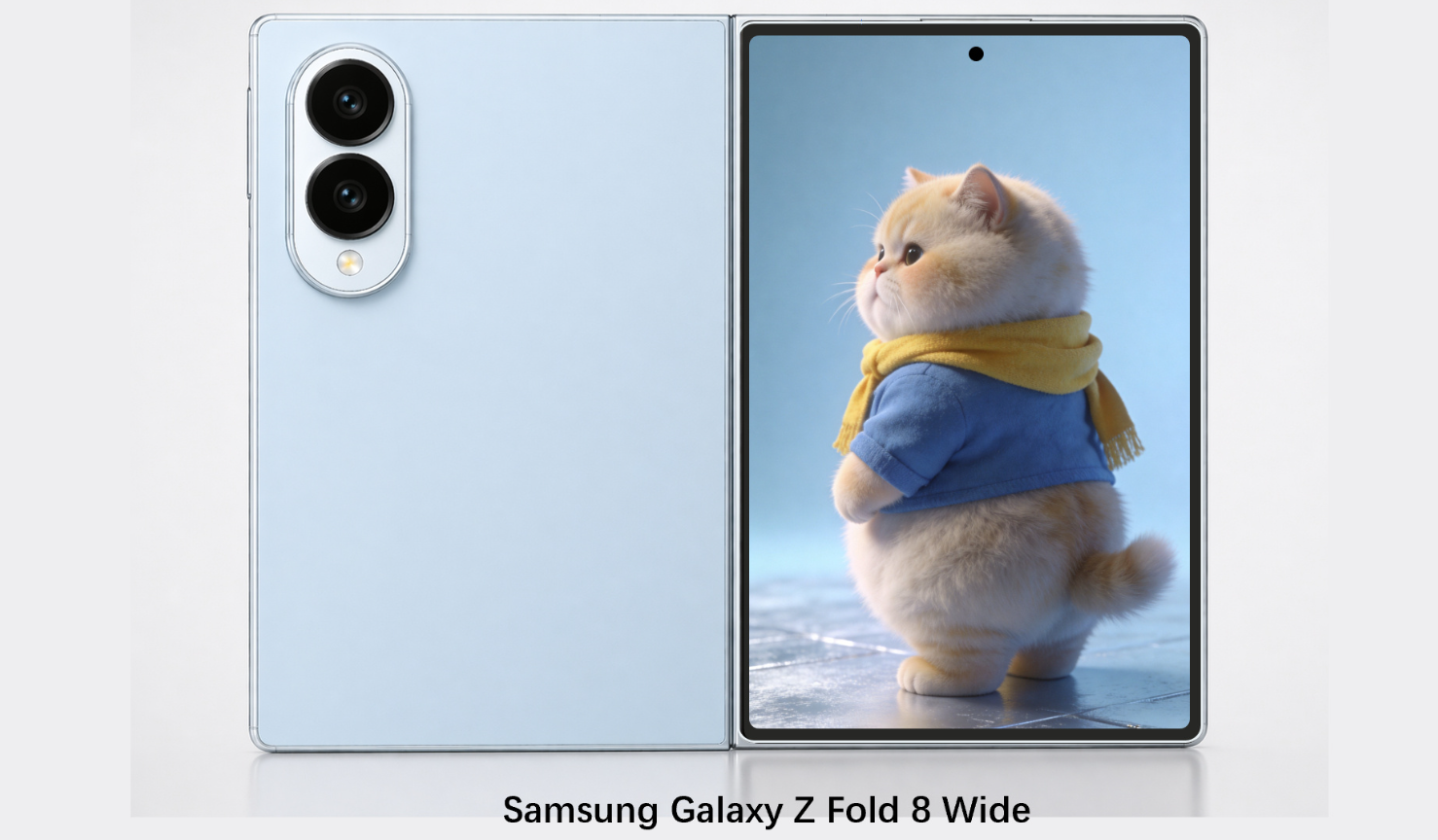 阔折叠对标华为 三星Galaxy Z Fold8 Wide曝光