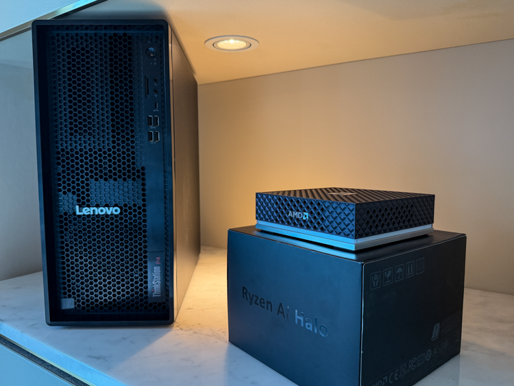 AMD展示锐龙AI Halo开发者平台：128GB超大内存轻松玩转智能体AI